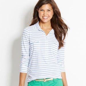 Vineyard Vine Pinkney Striped Popover Longsleeve